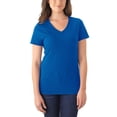 thumbnail image 1 of Ladies’ Soft Tri-blend V Neck T Shirt, 2 Pack, 1 of 5