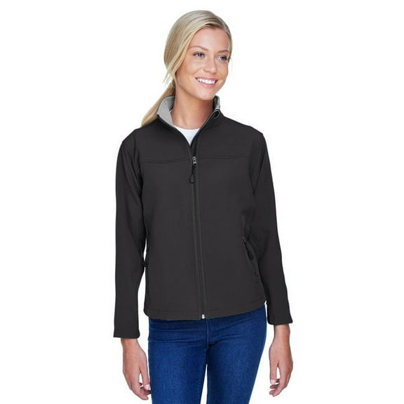 Ladies' Soft Shell Jacket - BLACK - 2XL