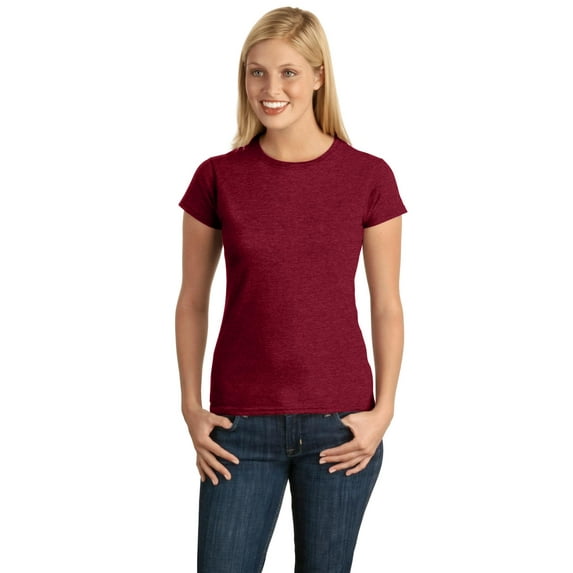Ladies' Softstyle® 4.5 oz Fitted T-Shirt - ANTIQ CHERRY RED - L