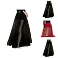 thumbnail image 1 of Ladies' Solid Color Fashionable Casual Dress Wedding Chiffon Ballet Set Casual Capris, 1 of 4