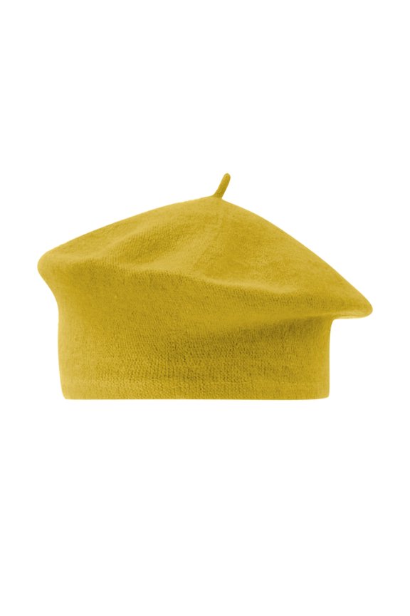 Ladies Solid Color Imitation Wool Beret Bud Hat Painter Hat