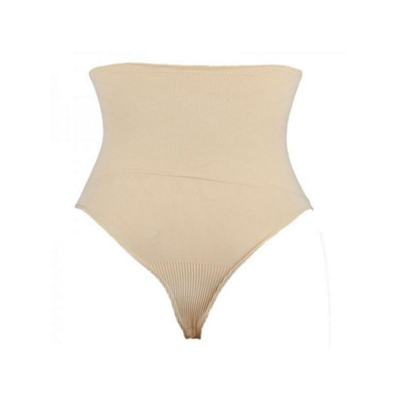 Ladies Solid Color Middle Waist Seamless Shapeout Buttock Lift Buttock Body Shaping Underwear