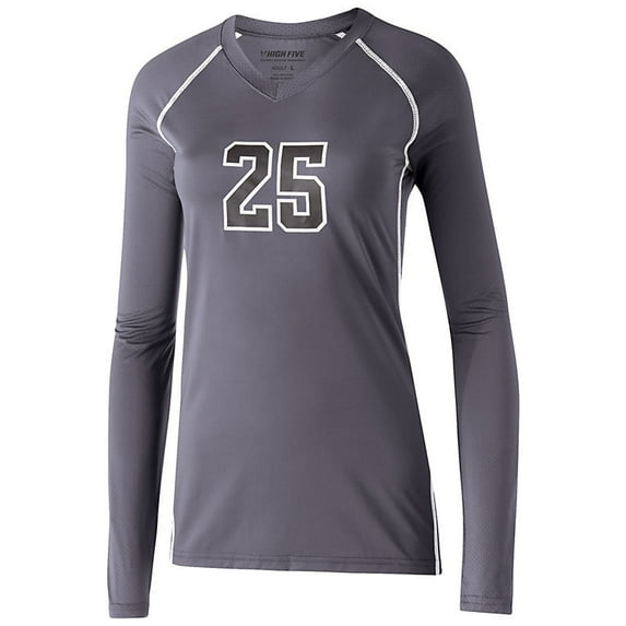 Ladies Solid Volleyball Jersey Long Sleeve 226380