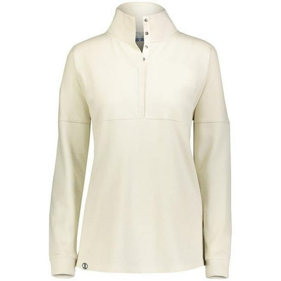 Ladies Sophomore Pullover, Vintage Birch Heather - Extra Small