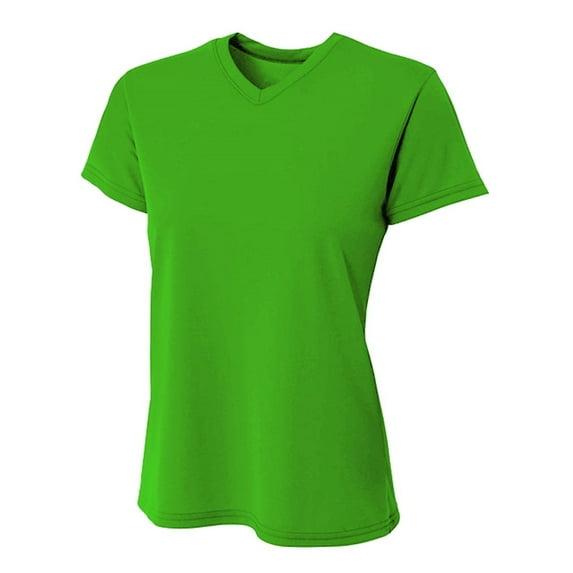 Ladies' Sprint Performance V-Neck T-Shirt - KELLY - XL