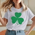thumbnail image 1 of Ladies St Patricks Day Tops, Short Sleeve T Shirt Women, Round Neck Tee Shirts Women's Lover Love St. Patrick's Day Printed T-Shirt Crewneck Short Sleeved Blouse Tops, 1 of 7