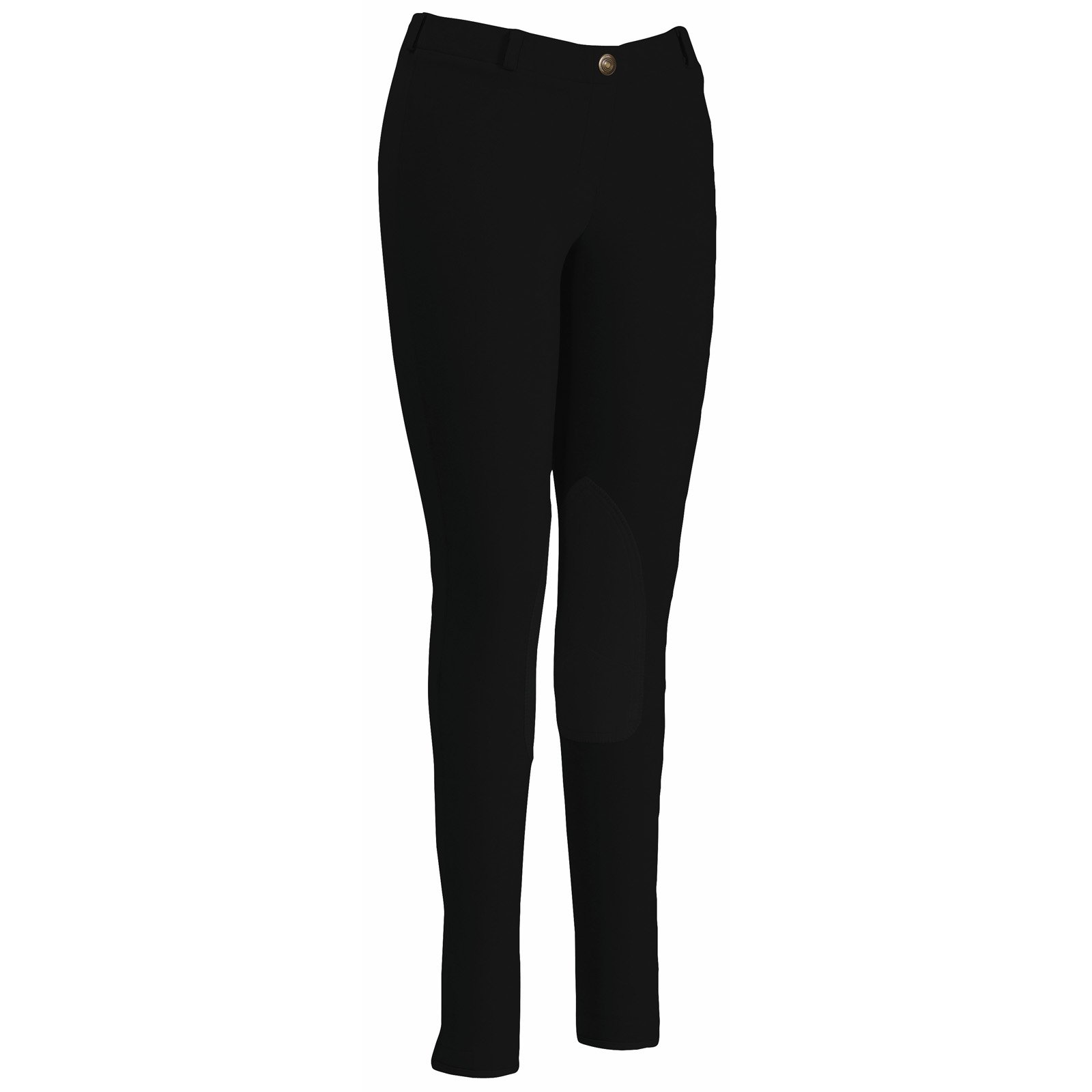 TuffRider Ladies Ribb Full Seat Breeches 28R - UltraGripp Fabric, Belt Loops, Front Zip Pocket