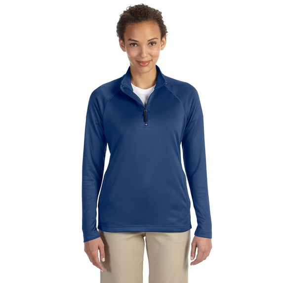Ladies Stretch Tech-Shell Compass Pullover, Style DG440W