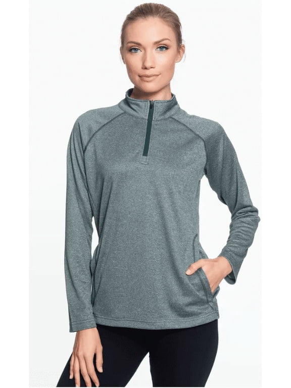 Ladies' Stretch Tech-Shell Compass Quarter-Zip