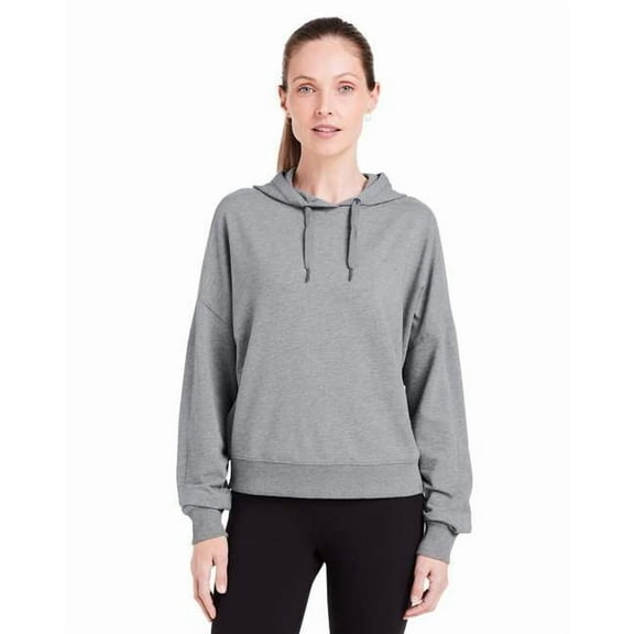 tasc TW913 Women's Studio Hooded Fleece-Heather Grey-2XL