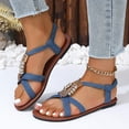 Ladies Summer Casual Bohemian Style Handmade Beaded Flat Size Sandals
