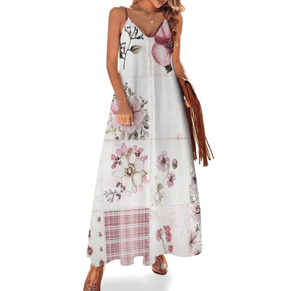 Ladies' Summer Dress Beach Sleeveless Jwvoakes4624_digital_art_hand_drawn_shabby_chic_scrap_book_Di_7703df6b-d85d-4297-9ab6-2a007ccc460a_2 T-shirt Vest Sun Skirt