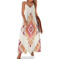 thumbnail image 1 of Ladies' Summer Dress Beach Sleeveless Scxcfdf_Beautiful_boho_geometric_tribal_sandy_lines_and_shape_bde84c37-69d2-4ffb-88a5-32fe3d06fc86_3 T-shirt Vest Sun Skirt, 1 of 8