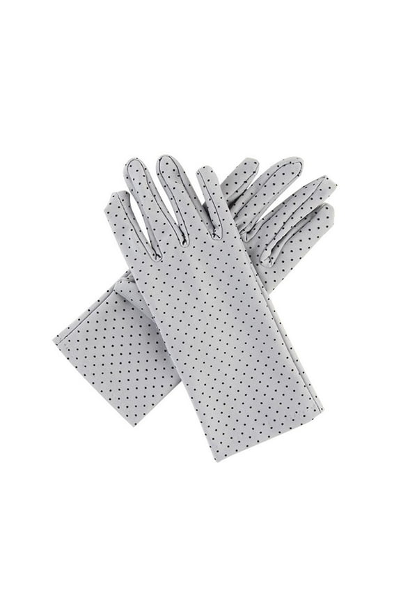 Ladies Sun Protection Gloves Full Finger Anti-UV Sunscreen NEW Mittens