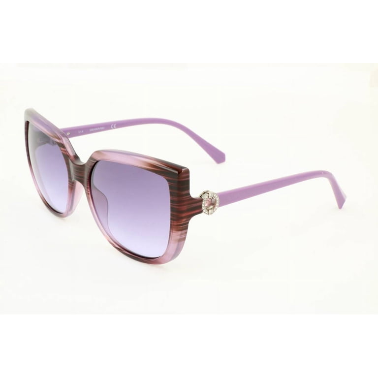SUNGLASSES - POLARIZED FASHION SUN GLASSES SWAROVSKI VIOLET  display picture 1