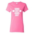 thumbnail image 1 of Ladies Suns Out Guns Out Gym Workout T-Shirt Tee, 1 of 2