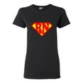 thumbnail image 1 of Ladies Super Nurse RN Registered Nurse Super Hero DT T-Shirt Tee, 1 of 2