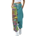 thumbnail image 1 of Ladies Sweatpants High Waisted Loose Womens Wide Leg Sweatpants Drawstring Workout Soft Wide Leg Sweatpants Flash Deals Clearance, 1 of 4