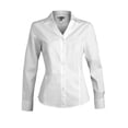 thumbnail image 1 of Ladies' Tailored V-Neck Stretch Blouse-Long Sleeve, 1 of 3