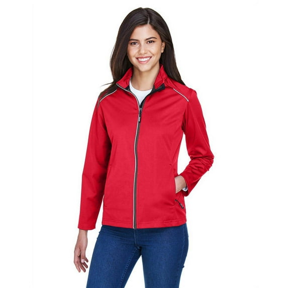 CORE365 CE708W Women's Techno Lite Three-Layer Knit Tech-Shell-Classic Red-3XL