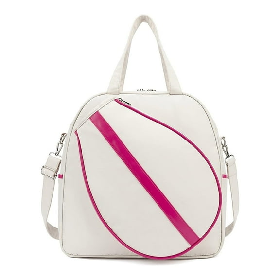 Ladies Tennis Racquet Tote Bag/Large Tote Bag/Sports Racket Backpack/Tennis Badminton Rackets/White