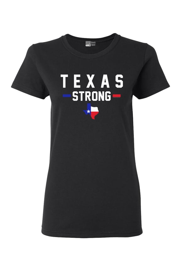 Ladies Texas Strong Map USA Survivor 2017 DT T-Shirt Tee
