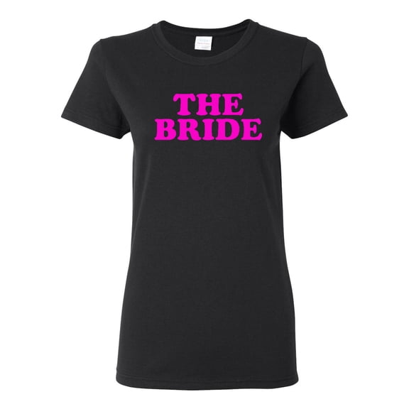 Ladies The Bride Wedding T-Shirt Tee