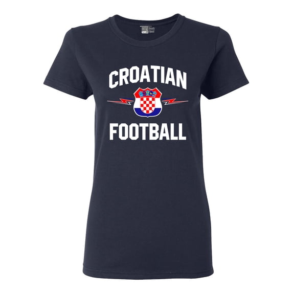 Ladies The World Croatian Football Soccer Team Sports DT T-Shirt Tee