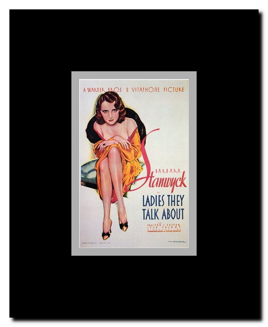 Ladies They Talk About Framed Movie Poster