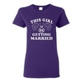 thumbnail image 1 of Ladies This Girl Is Getting Married T-Shirt Tee, 1 of 2