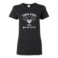 thumbnail image 1 of Ladies This Girl Loves The 4th Of July T-Shirt Tee, 1 of 2