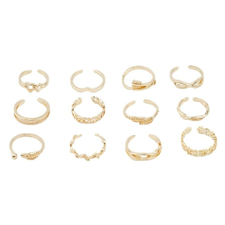 Ladies Toe Knuckle Rings Set Retro Boho Foot Jewelry Women Set FAST