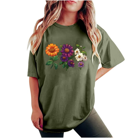 Ladies Tops And Blouses Petite Summer Tees for Women 2026 Vacation Women Short Sleeve Tops Dressy Workout Tank Tops for Women Cropped
