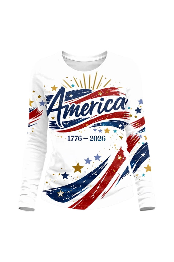 Ladies Tops and Blouses Long Sleeve Soft Breathable Fabric Loose Fit Season Summer Clothes for Women,White,S