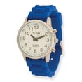 thumbnail image 1 of Ladies Touch Talking Watch- Large Face- Blue Rubber Band, 1 of 1
