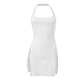 thumbnail image 1 of Ladies Trendy Halterneck Bodycon Short Dress with Backless Side High Slit Hollowed Out Dresses for Nightclub Evening, 1 of 9