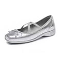 thumbnail image 1 of Ladies' Trendy Mary Jane Flats, Platform Sole, Buckle Strap, 1 of 15