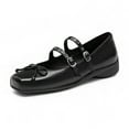 thumbnail image 1 of Ladies' Trendy Mary Jane Flats, Platform Sole, Buckle Strap, 1 of 15