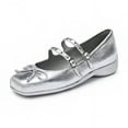 thumbnail image 1 of Ladies' Trendy Mary Jane Flats, Platform Sole, Buckle Strap, 1 of 15