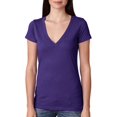 thumbnail image 1 of Next Level Women's Triblend Short Sleeve Deep V, 1 of 2