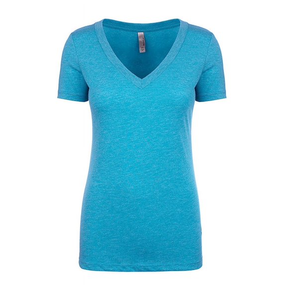 Next Level Apparel Women's Tri-Blend Deep V-Neck