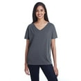 thumbnail image 1 of Ladies' Triblend Fleck Short-Sleeve V-Neck T-Shirt CHARCOAL FLECK M, 1 of 3
