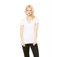 thumbnail image 1 of Bella & Canvas Women's Tri-Blend Deep V-Neck Short Sleeve T-Shirt, 1 of 3