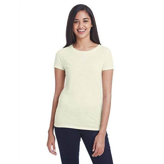 Ladies' Triblend Short-Sleeve T-Shirt CREAM TRIBLEND S