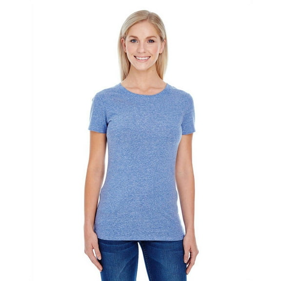 Ladies' Triblend Short-Sleeve T-Shirt - NAVY TRIBLEND - M