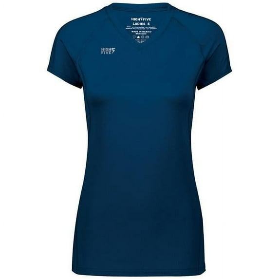 Ladies Truhit Short Sleeve Jersey, Navy - Extra Large