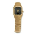 thumbnail image 1 of Ladies Tungsten Gold-plated Accent/Black Dial Watch, 1 of 1