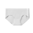 thumbnail image 1 of Ladies Underwear Panties - Women's Seamless Briefs Women's Silk Crotch Comfortable Mid Waist Underwear, Seamless Underwear for Women,Color: Light Gray Size: XL, 1 of 3