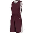 thumbnail image 1 of Ladies Undivided Single Ply Reversible Shorts, Maroon & White - 2XL, 1 of 1