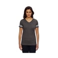 thumbnail image 1 of Ladies V-Neck Football Tee, 1 of 1